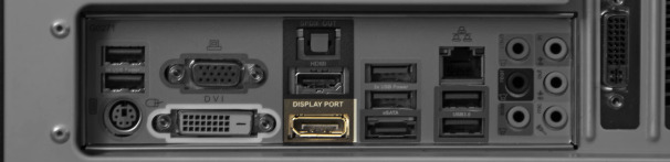 DisplayPort port.